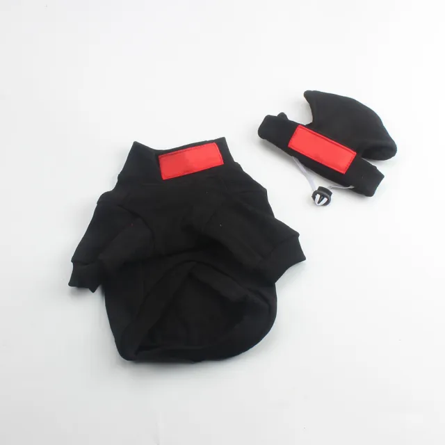 Pet Fashion Brand Pet Clothes Small And Medium sized Dogs Teddy Bichon Jarre Aero Bull Dog Stretch Autumn And Winter Threaded Undershirt Black - Shop at LoveMi