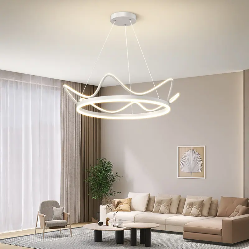 Minimalist Crown Modern Chandelier