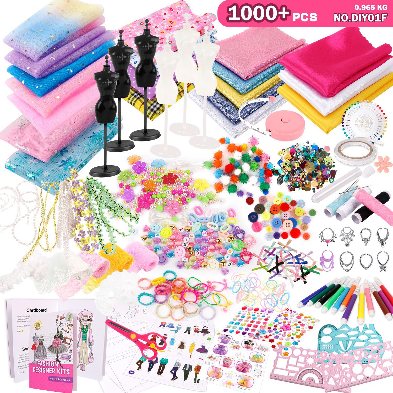 Childrens Craft Materials Toy Fabrics Sewing Craft Kits