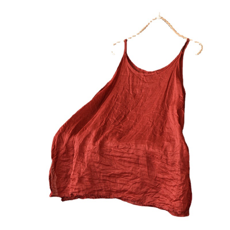 Womens Extra-long Camisole With Hand-sewn Back For A Cool Lightweight Base