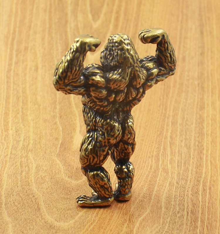 Title 5, Brass Diamond Fitness Orangutan Carving Hallway...