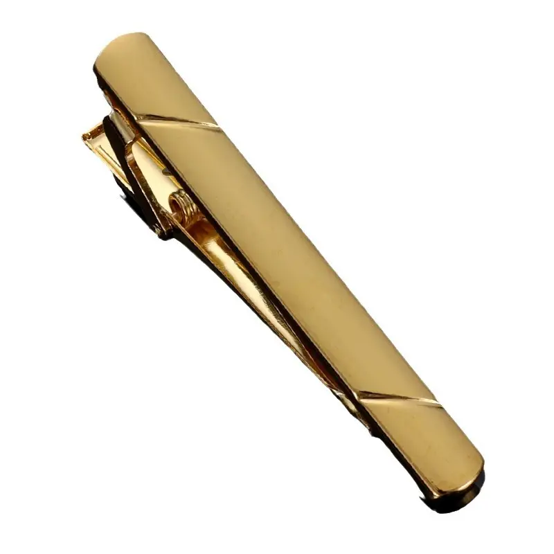 Gold Men's Formal Wear Short Business Tie Clip Simple Fashion