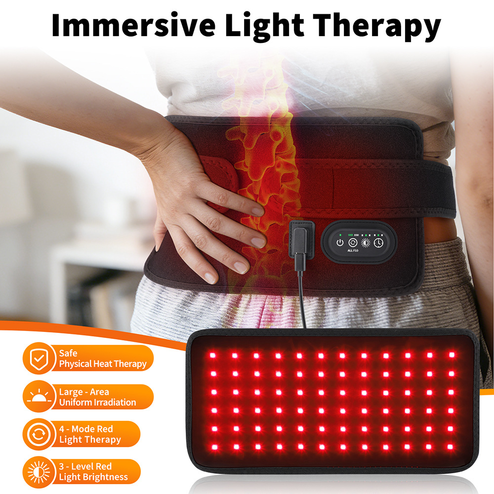 Portable Home Multifunctional Luminescent Therapy Device For The Waist