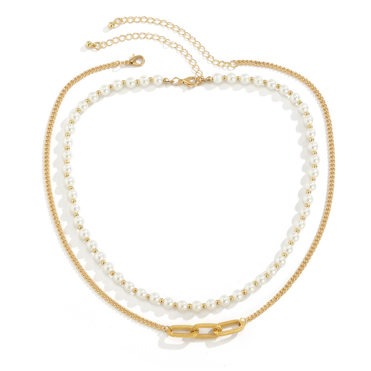 Retro Faux Pearl Necklace For Women
