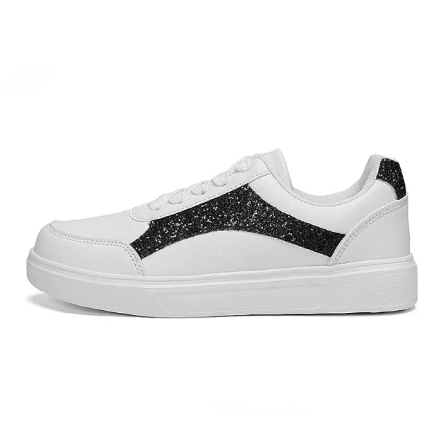 White Shoes New Shiny Casual Black - Shop at LoveMi