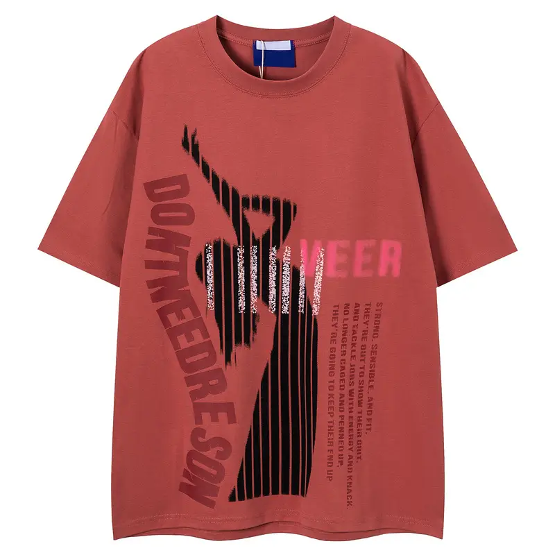American Retro High Street Short-sleeved T-shirt For Boys