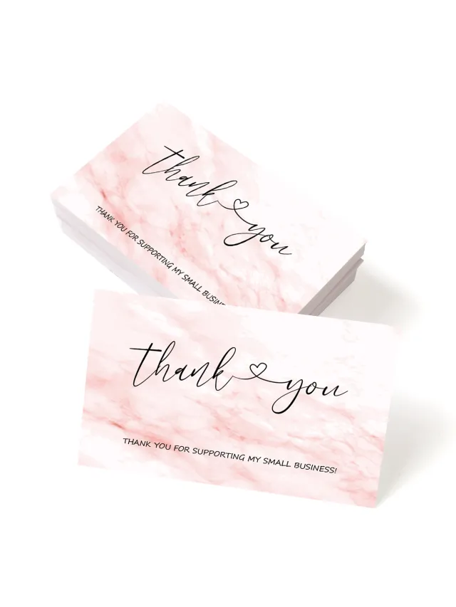 Thank you Card Gift Present Holiday Greeting Card Wedding Business Party Invitation Qt329 - Shop at LoveMi