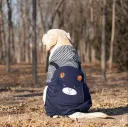 Denim Blue Hoodie With Straps