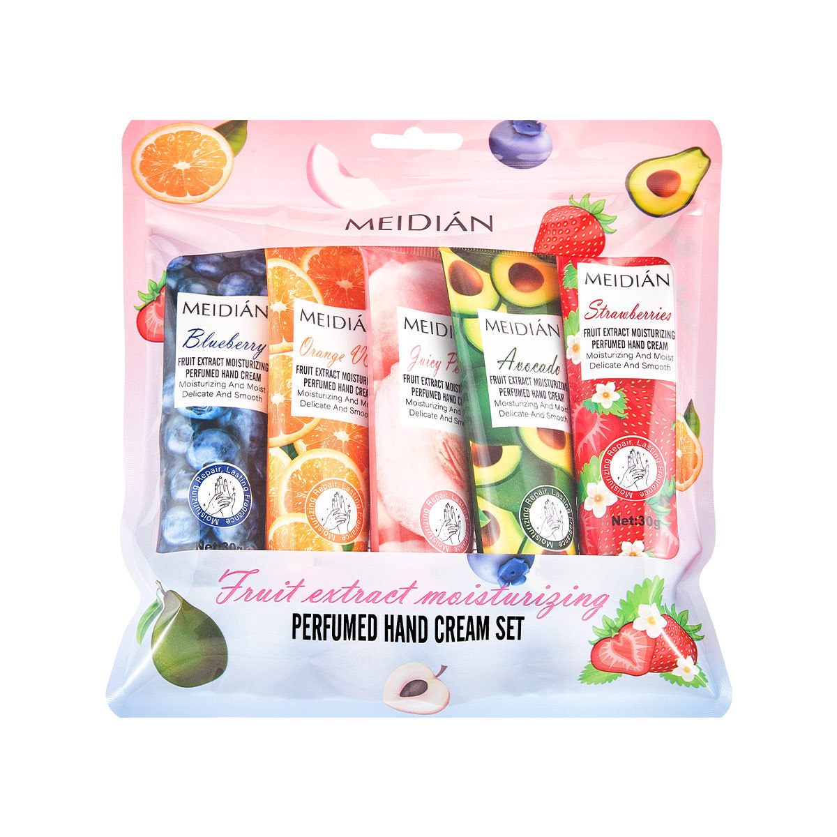 5-Piece Intensive Moisturizing Hand Cream Set – 150g
