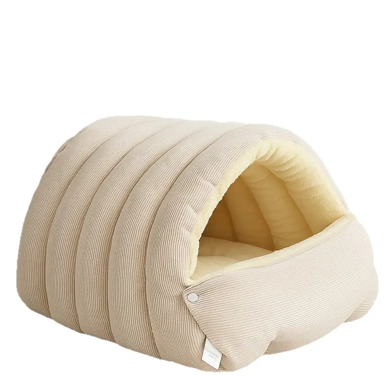 Removable and Washable Closed Cat House Winter Warm Pet