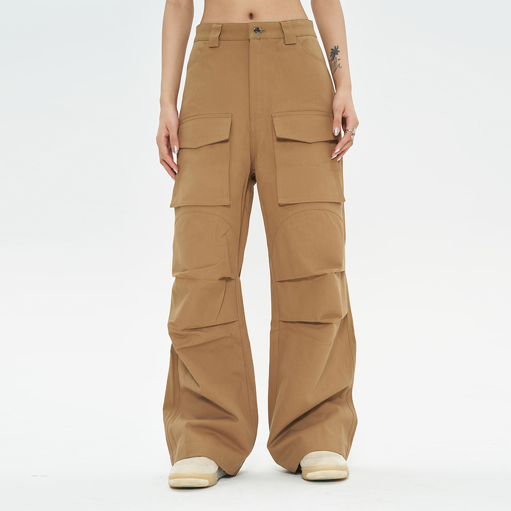 Title 2, Hip Hop Popular Pleated Wide Leg Workwear Pants...