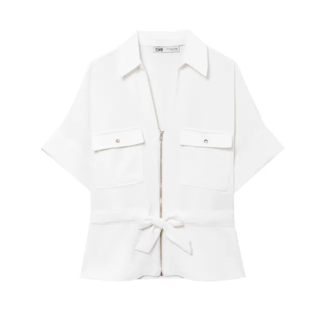 Spring And Summer Travel Hunting Shirt Crepe Wide Leg Pants Top S - Shop at LoveMi