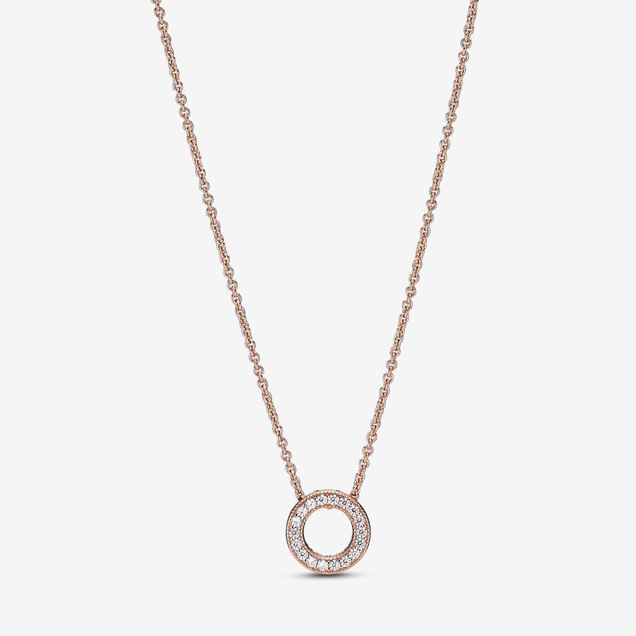 Fashionable And Minimalist Rose Gold Necklace For Women - Image 1