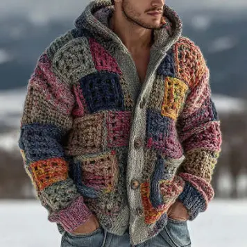 FallWinter European And American-Style Fleece Hooded Long-Sleeve