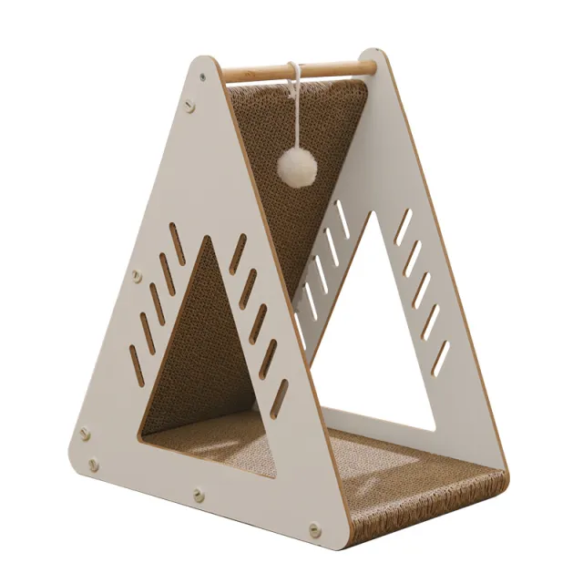 Multi functional Corrugated Cardboard Scratching Board Cat Nest Climbing Frame Independent Packaging - Shop at LoveMi