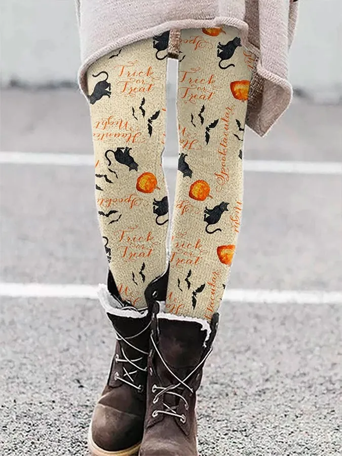 Christmas Leggings European And American Elastic Women - 7 Style-S