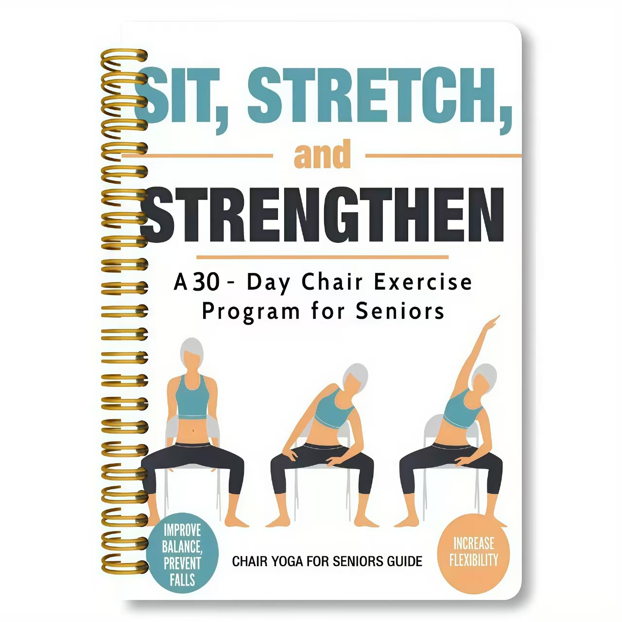 Yoga Training Guide Planner Notebook Coil-Bound Journal