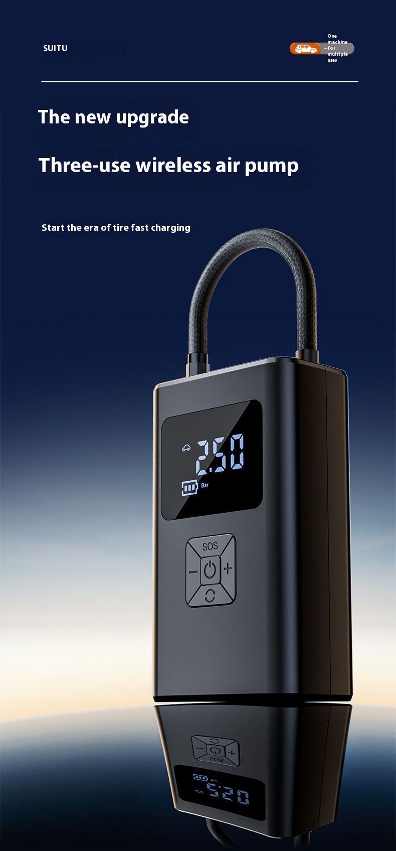 Portable Small Wireless Digital Display Car Inflatable - Image 14