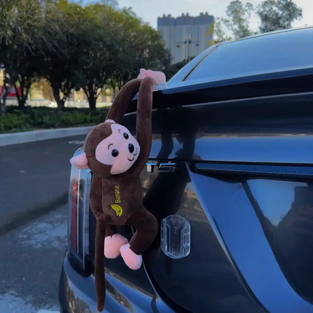 Tail Motorcycle Car Plush Decorations