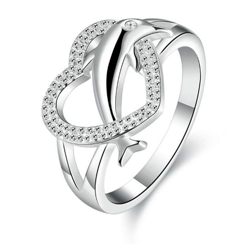 Ring Simple Fashion Lovely Little Dolphin Women