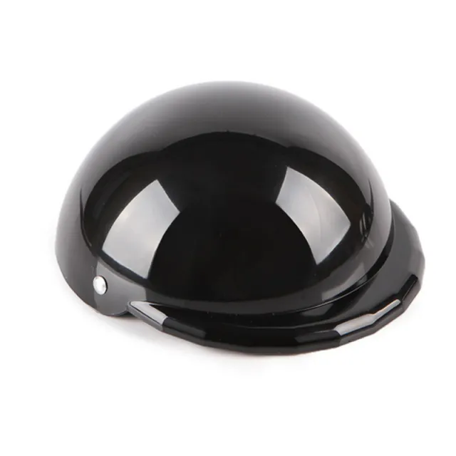 Dog Motorcycle Cap Plastic Helmet Black - Shop at LoveMi