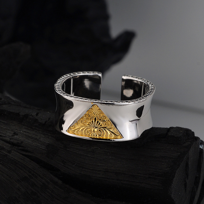 Women's Heavy Industry Color Matching Ring