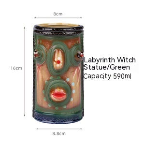 Green Lip Witch Statue