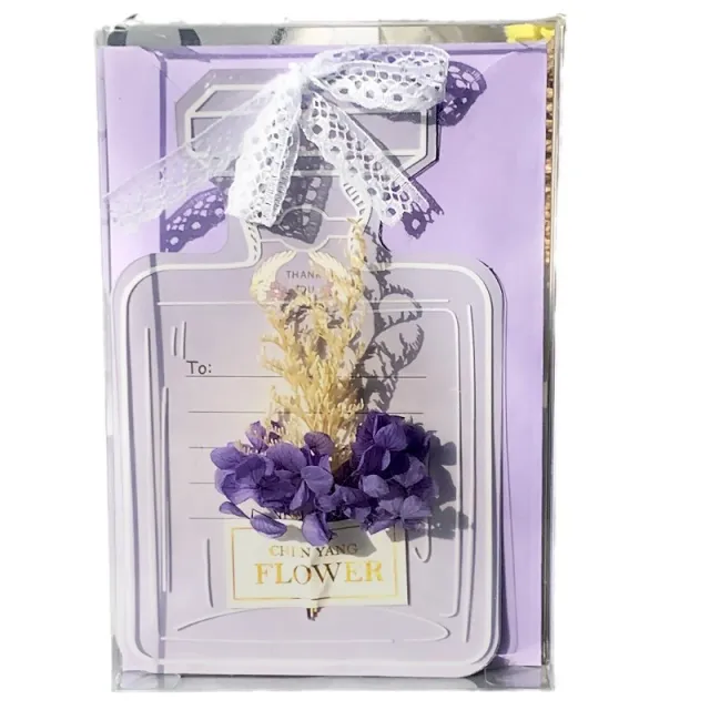 Boxed Greeting Card Pick Up A Petal Birthday Greeting Student Gift Blessing Card Message Card Pick Up A Petal Purple - Shop at LoveMi