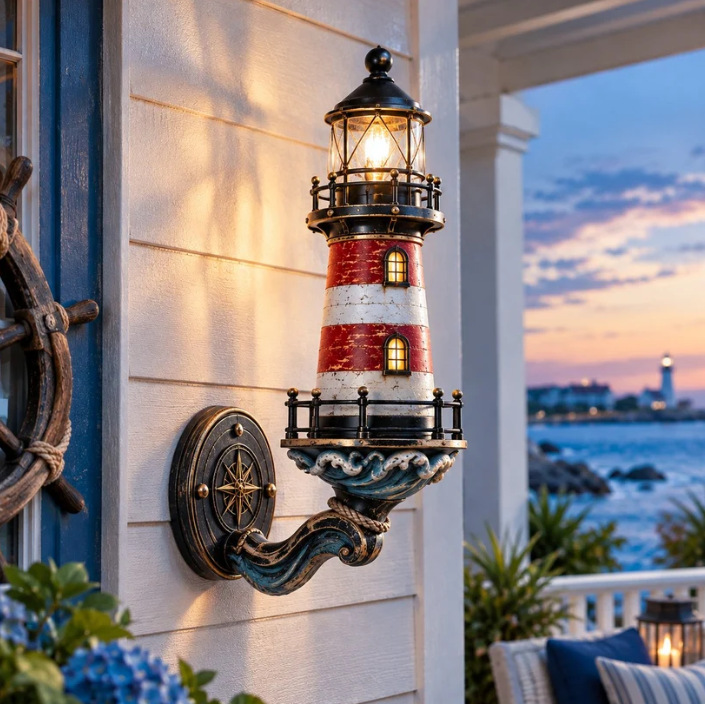 Arrival Coastal Lighthouse Wall Lamp