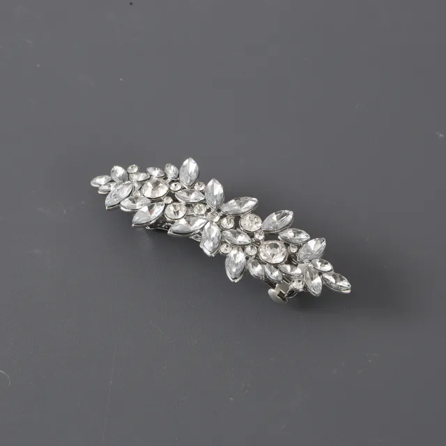South Korea Rhinestone Bangs Side Clip Rhinestone Silver - Shop at LoveMi