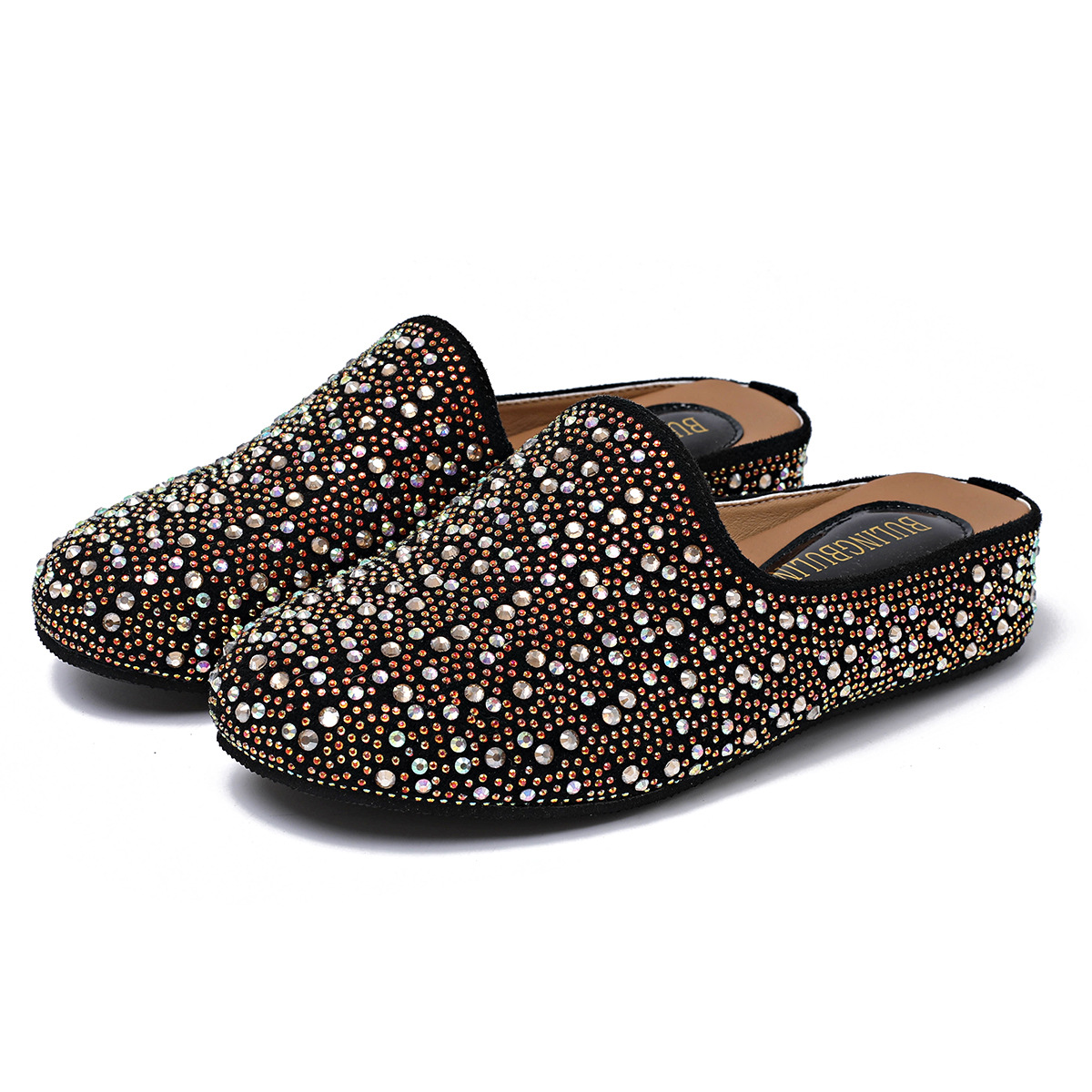 Rhinestone Flat Mule, picture 5 of 6