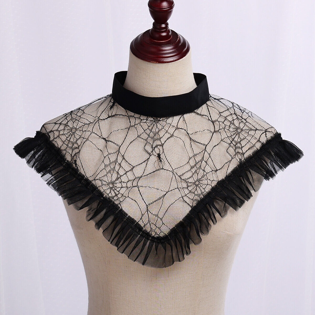 Fashion Mesh Black Lace Fake Collar Children