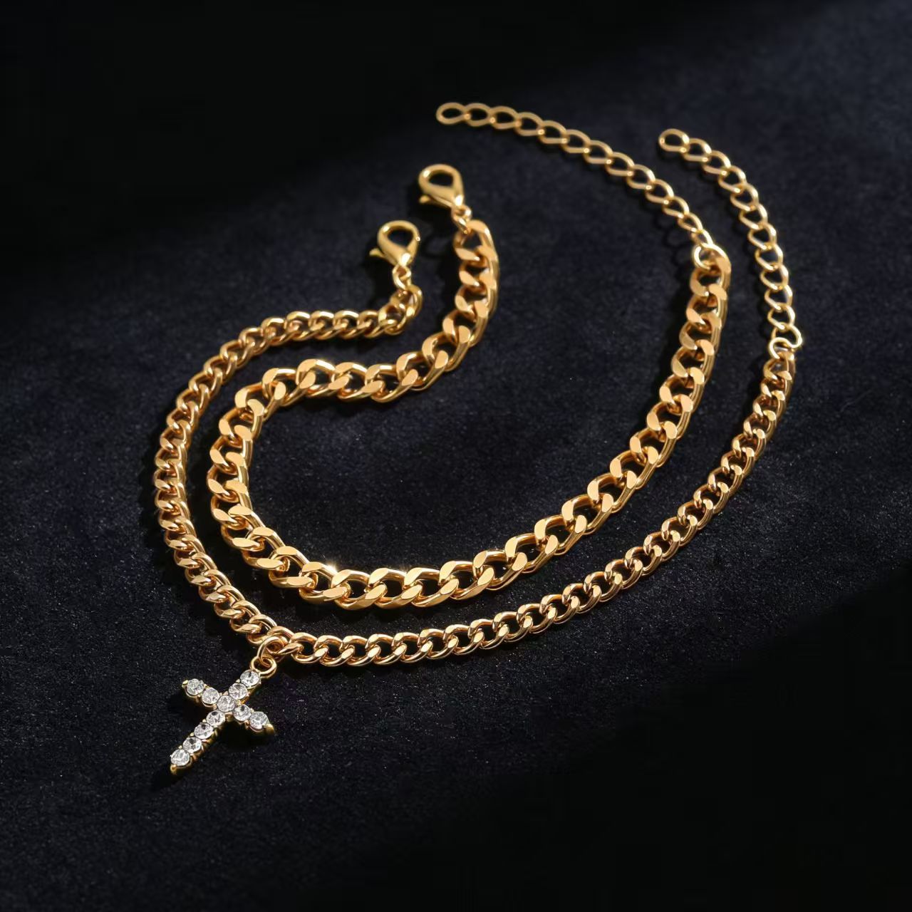 Womens Minimalist Cuban-link Bracelet