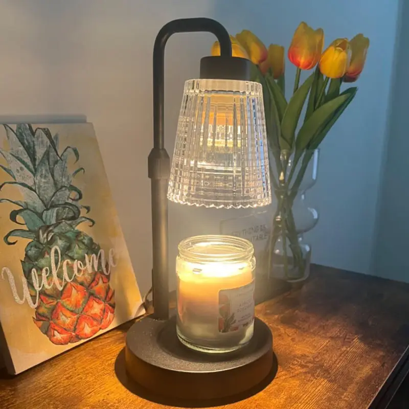 Lifting Flameless Metal Base Aromatherapy Wax Melting Lamp