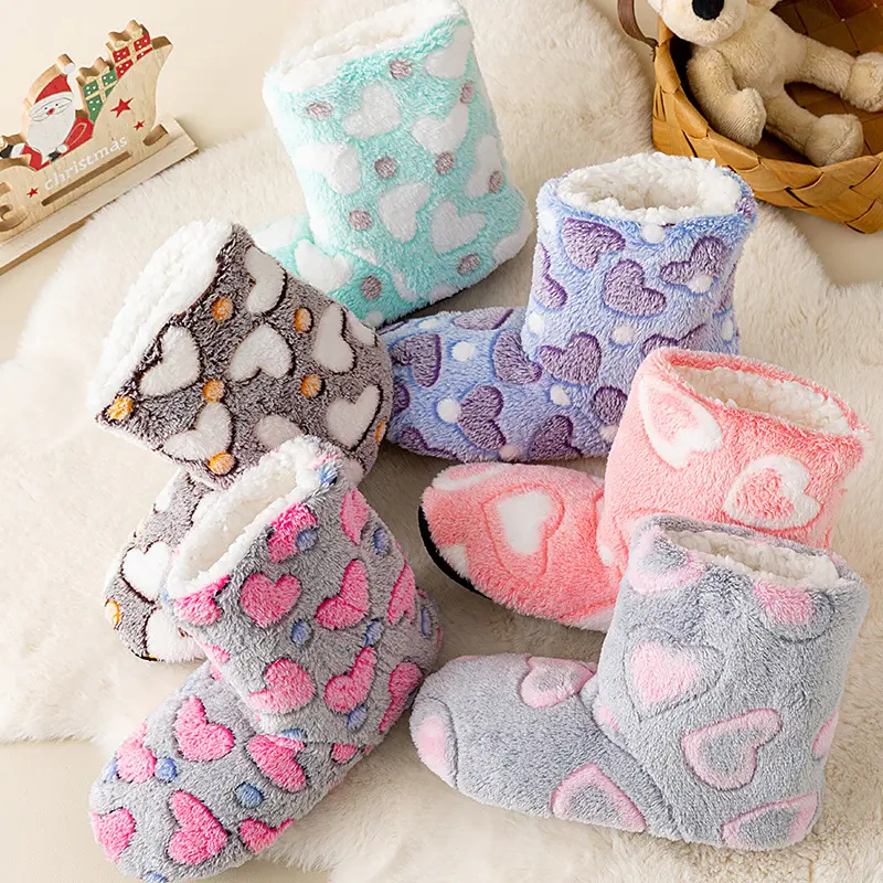 Fleece Lined Extra-thick Floor Shoes