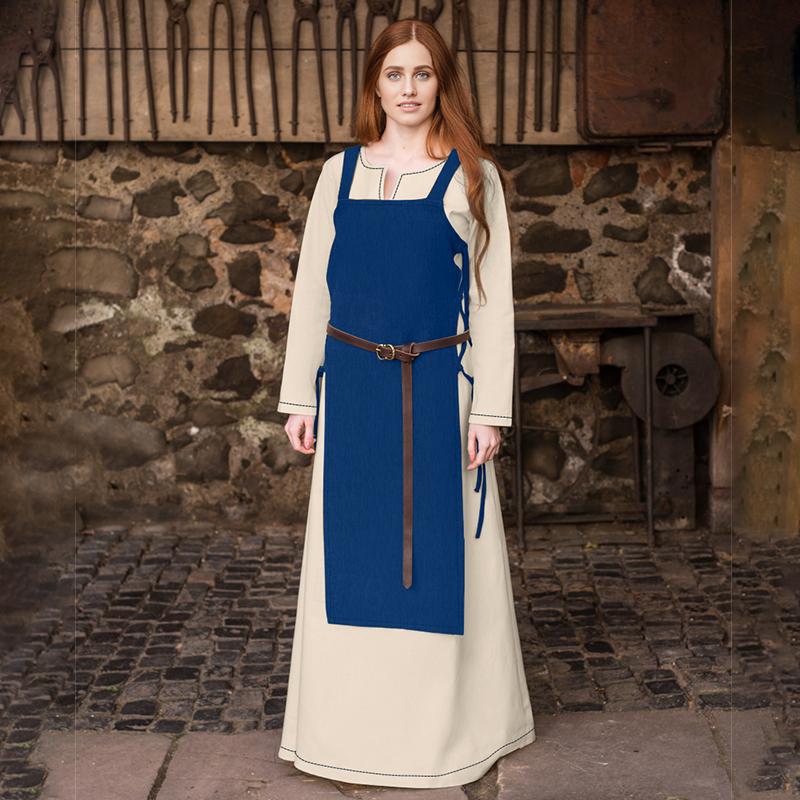 Summer New Round Neck Sleeveless Dress Apron