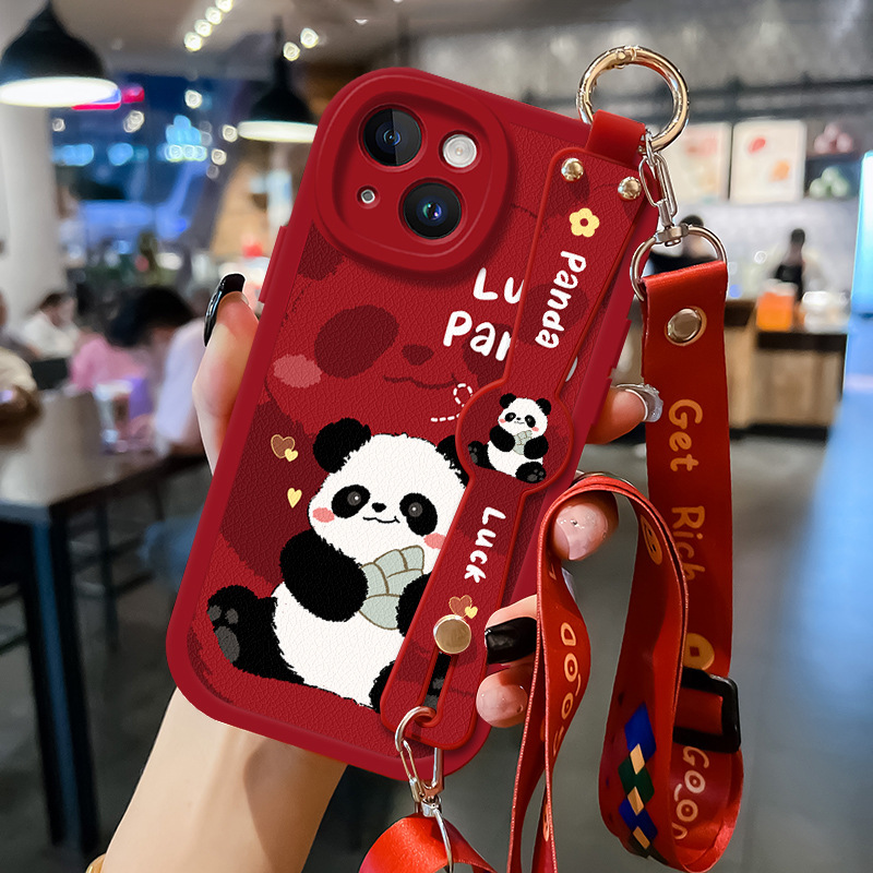 Backable Lambskin Drop-resistant Slung Over One Shoulder Phone Cover - Image 6