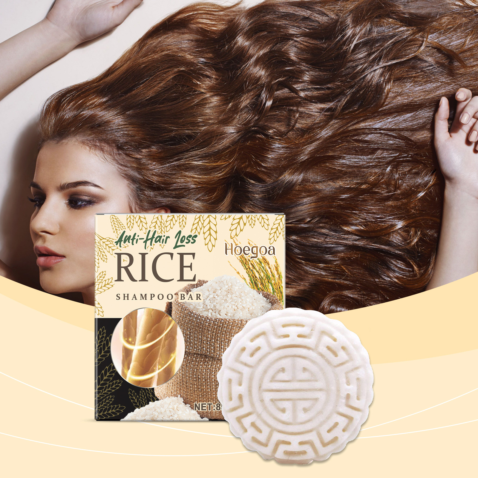 Title 9, Rice Shampoo Soap Gentle Cleansing And Nourishi...