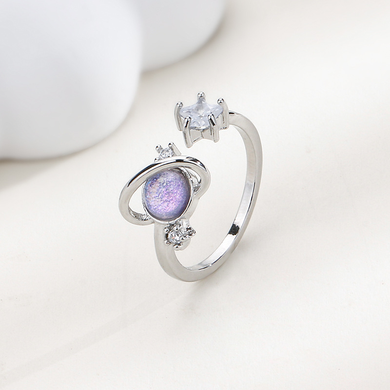 Women's Fashion Simple Fantasy Planet Ring