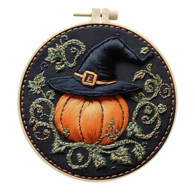 Easter Pumpkin Embroidery Diy Material Package Handmade Kit Melon Charm - Shop at LoveMi