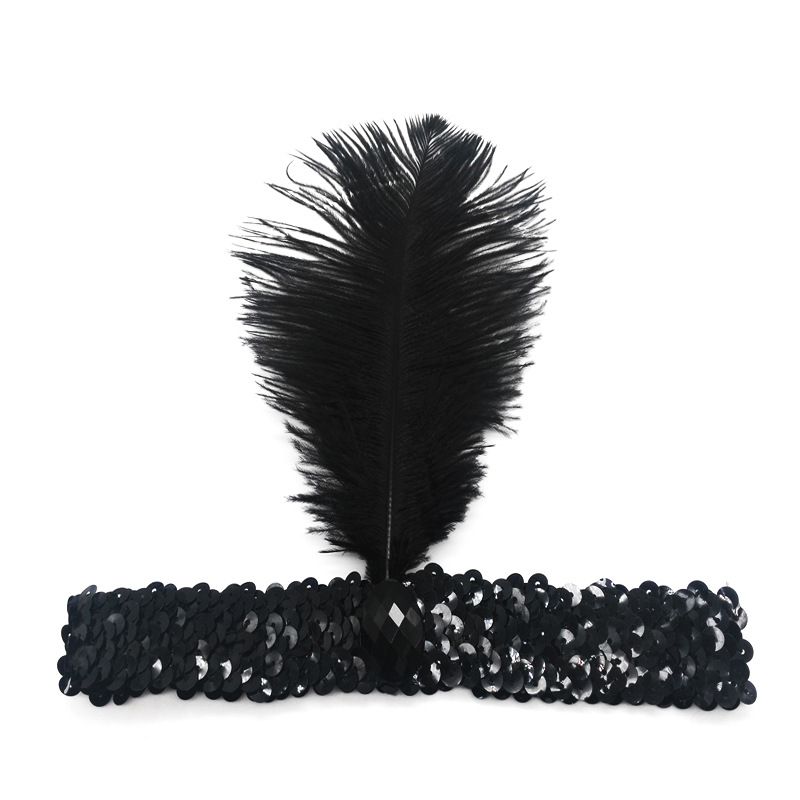 Indian Feather Headwear Black