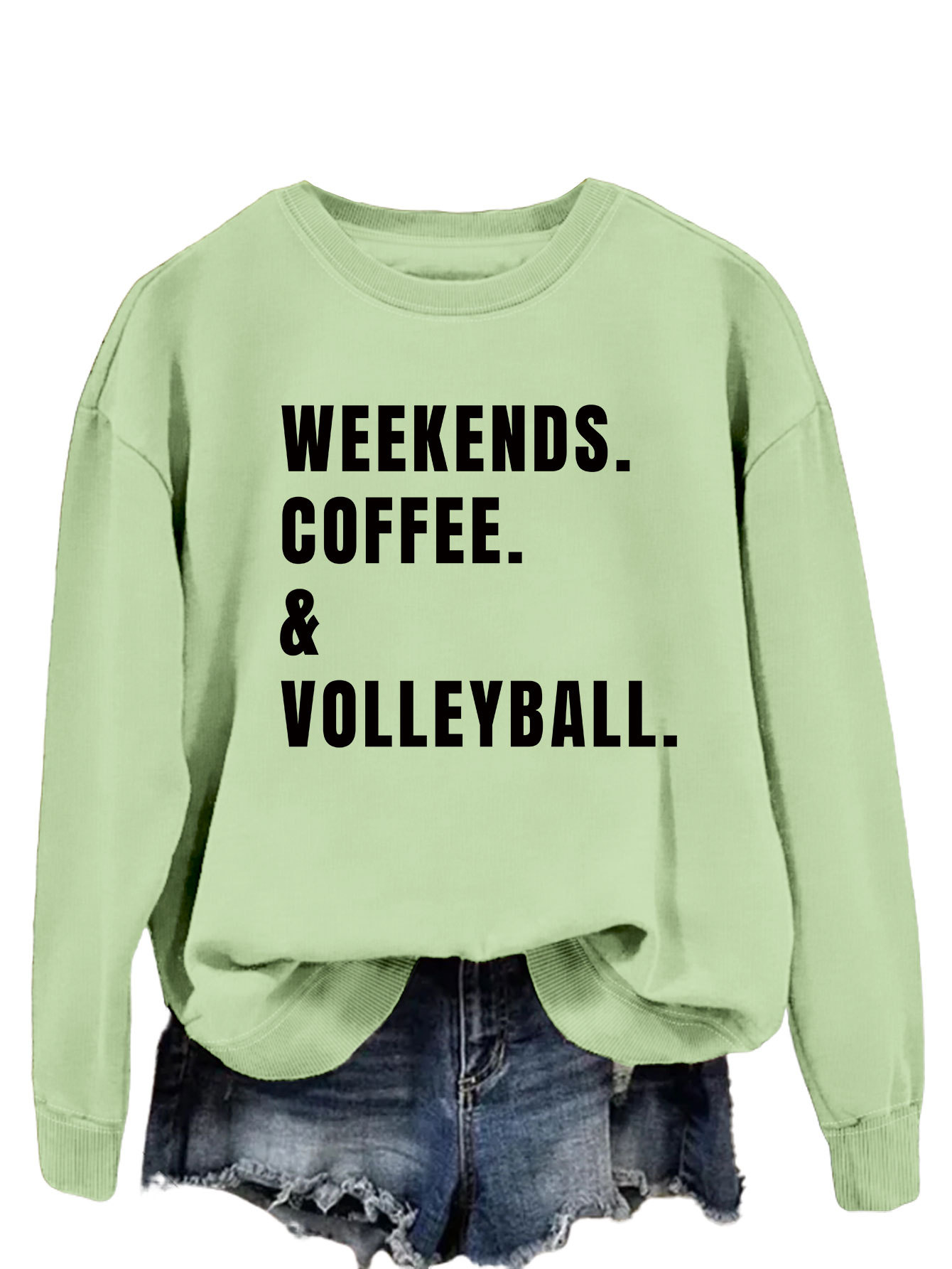 Olive Green Black Sweater Font