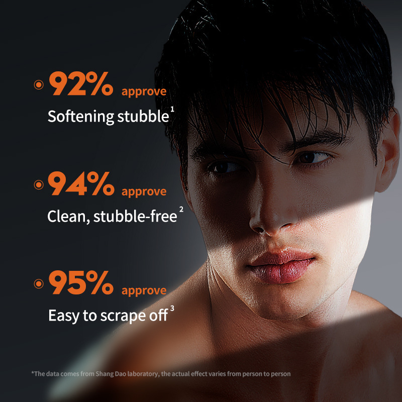 Men's Pogonotomy Mousse Soft Softening Beard Cleaning Care