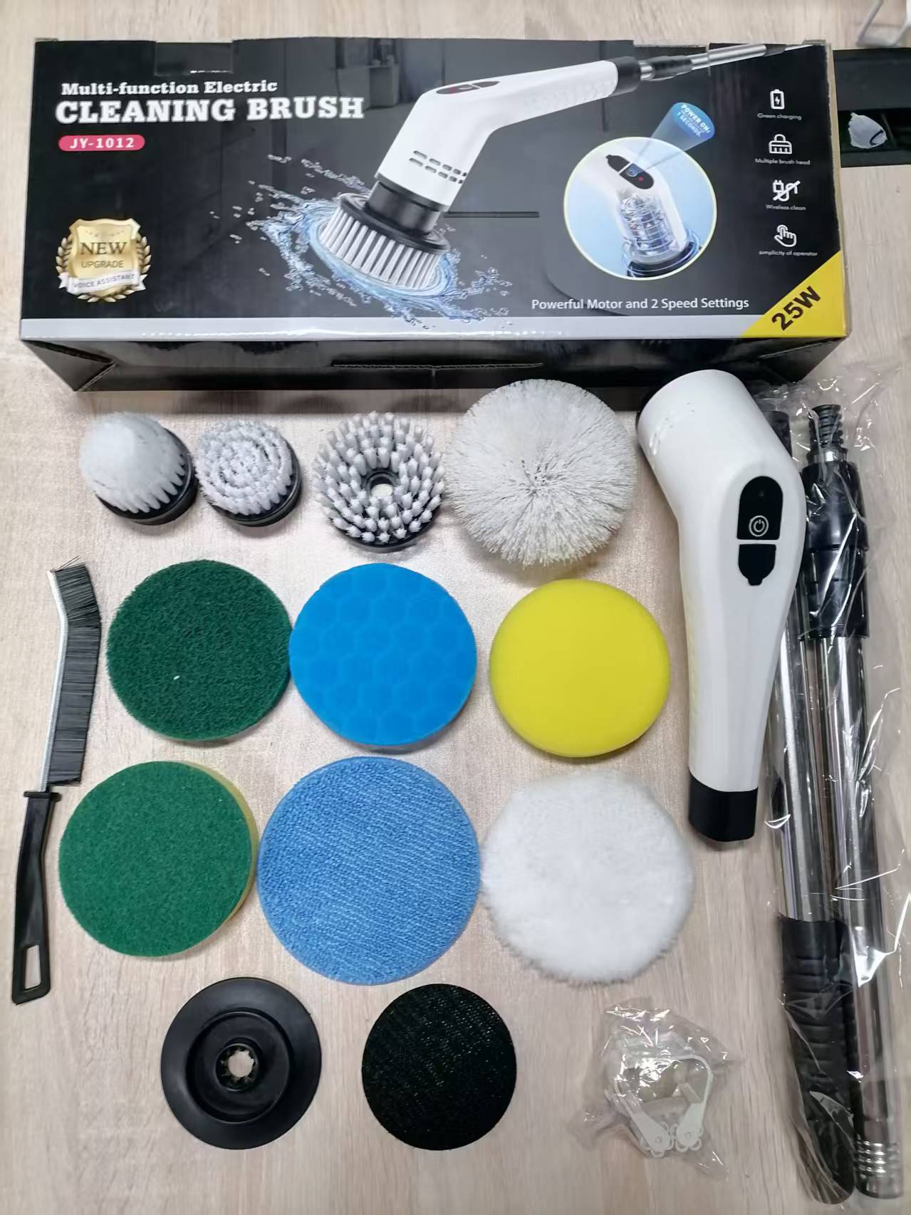 Multi-Function Wireless Electric Cleaning Brush 4