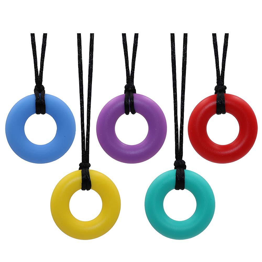 Sensory Chewable Pendant Necklace Toy 9