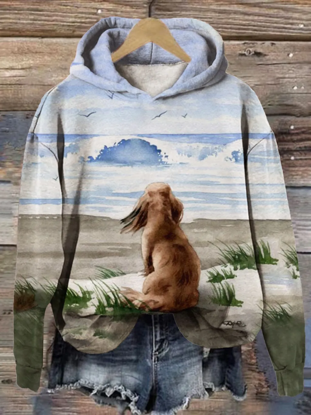Digital Printing Men's Hoodie Heartbeat Pattern Hooded Sweater - Yp2311251262-3Xl