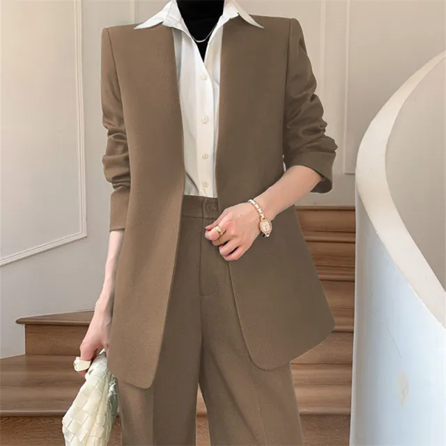 Womens Stylish British Style Casual Street Chic Outfit Khaki - Shop at LoveMi