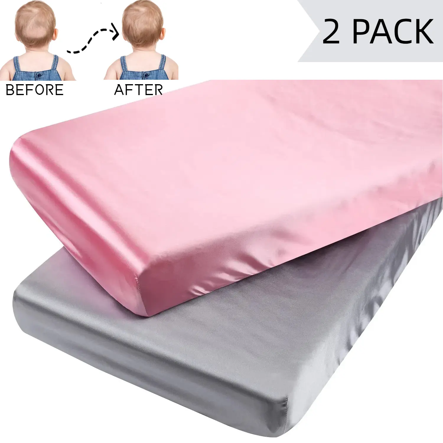 Baby's Smooth Breathable Silk Fitted Sheet