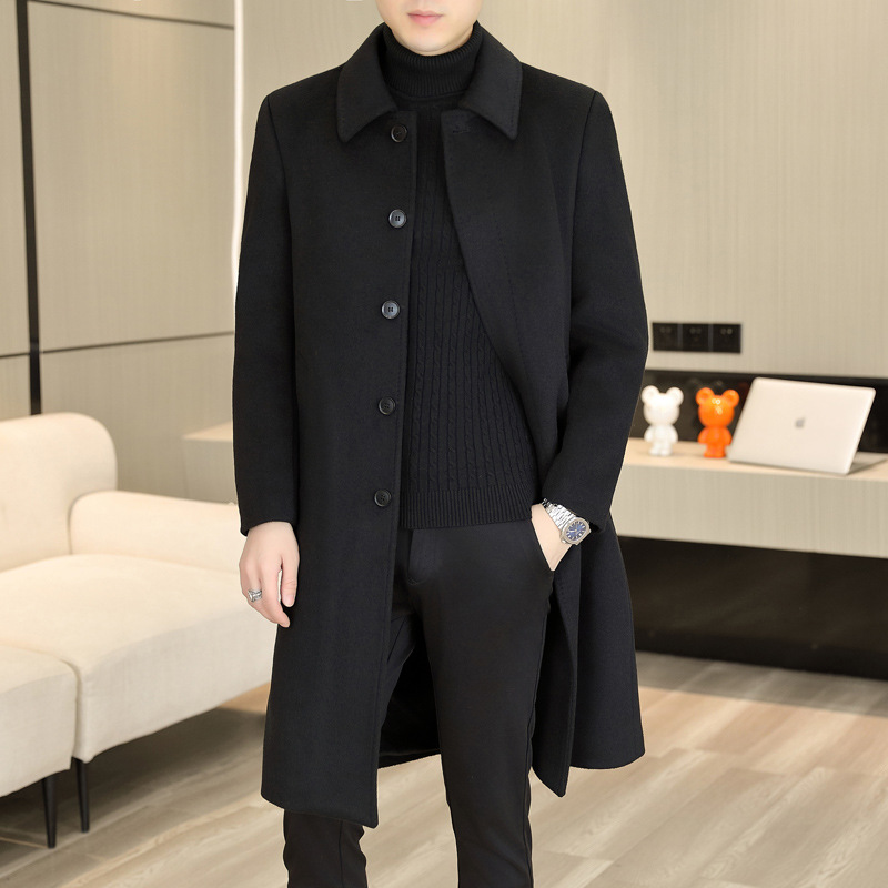 Single-Breasted Wool Coat, picture 4 of 5