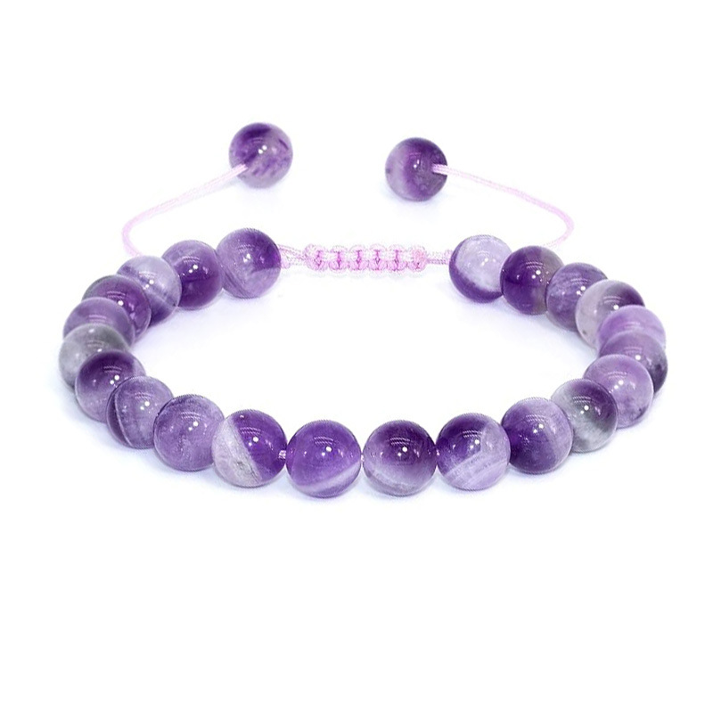 Natural Stone Agate Adjustable Bracelet
